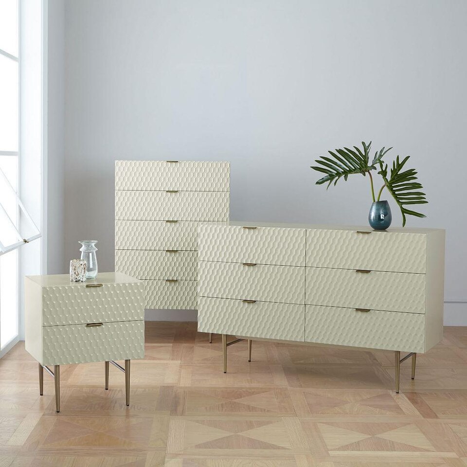 Audrey 6Drawer Dresser Parchment West Elm UK